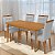 Mesa Alegra 120x80 Cinamomo com 4 Cadeiras Sophia - Imagem 3