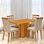 Mesa Recife 120x80 Cinamono Laminado com 4 Cadeiras Sophia - Imagem 3