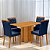 Mesa Recife 120x80 Cinamono Laminado com 4 Cadeiras Sophia - Imagem 1
