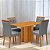 Mesa Recife 120x80 Cinamono Laminado com 4 Cadeiras Sophia - Imagem 7