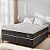 Colchão Queen Terapêutico Massageador Titan D28 + Base Box Simples Corino Preto – VIERO MÓVEIS + ALTO NÍVEL CAMAS E COLCHÕES - Imagem 1