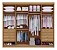 Roupeiro Casal Daymond  8 Portas 8 Gavetas 100% MDF Larg. 2.75m - D Doro - Imagem 3