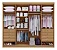 Roupeiro Casal Daymond  8 Portas 8 Gavetas 100% MDF Larg. 2.75m - D Doro - Imagem 5