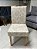 Mesa Salinas 90x90 Vidro Cinamomo/Off White com 4 Cadeiras Samantha Veludo - Imagem 2