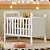 Berço e Mini Cama Americano Soninho 3 em 1 – Branco - Imagem 1