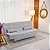 Sofá Cama Premium Linho Cinza 2275 Larg. 1.80m - Imagem 1