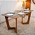 Mesa de Jantar Dubai Tampo Londres 160x80 Cinamomo 100% MDF - Cel Móveis - Imagem 1