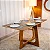 Mesa de Jantar Dubai Tampo Londres 160x80 Cinamomo 100% MDF - Cel Móveis - Imagem 3
