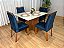 Mesa Helo 120x90 Tampo Vidro + 04 Cadeiras Jasmim - Imagem 11