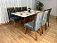 Mesa Helo 160x90 Tampo Vidro + 06 Cadeiras Jasmim - Imagem 6
