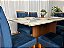 Mesa Helo 160x90 Tampo Vidro + 06 Cadeiras Jasmim - Imagem 5