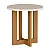 Mesa Lateral 8002 Luxo Off/Nature JB Bechara - Imagem 2