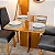 Mesa de Jantar Salina Tampo Londres Cinamomo 120x80 4 Cadeiras Genova Madeira Maciça- Art Assento - Imagem 4