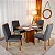 Mesa de Jantar Salina Tampo Londres Cinamomo 120x80 4 Cadeiras Genova Madeira Maciça- Art Assento - Imagem 1
