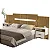 Cabeceira Casal/Queen Extensivel   Luiza Nature/Off White 100% MDF - Imagem 2