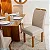Mesa de Jantar Salina Tampo Londres Cinamomo 120x80 4 Cadeiras Parati Veludo Bege 169 - Cel Móveis - Imagem 5