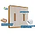 Roupeiro Império 4 Portas 3 Gavetas Larg. 1.80m 100% MDF Nature/Off White - Rufato - Imagem 4