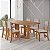 Sala Luar/Luna 160x80 com 6 Cadeiras Sol - Viero - Imagem 1