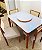 Mesa Alegra 120x80 Tampo Vidro Off White + 04 Cadeiras Grécia Madeira Maciça - Imagem 2