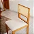 Mesa de Jantar Atlanta Cinamomo/Off Tampo Redondo Vidro Off 120x120 4 Santorini Linho Bege Madeira Maciça - Minas Plac - Imagem 14