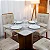 Mesa Moscou 90x90 Vidro Off White com 04 Cadeiras Londres - Minas Plac - Imagem 13