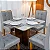Mesa Moscou 90x90 Vidro Off White com 04 Cadeiras Londres - Minas Plac - Imagem 10