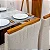 Mesa de Jantar Moscou 90x90 Cinamomo/Off Tampo Vidro Off 4 Cadeiras Atlanta Linho Bege Cru Madeira Maciça- Minas Plac - Imagem 5