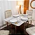 Mesa de Jantar Moscou 120x80 Cinamomo/Off Tampo Vidro Off 4 Cadeiras Londres  Madeira Maciça - Minas Plac - Imagem 8