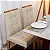 Mesa de Jantar Moscou 120x80 Cinamomo/Off Tampo Vidro Off 4 Cadeiras Londres  Madeira Maciça - Minas Plac - Imagem 10