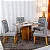 Mesa de Jantar Salina 120x80 Londres Cinamomo  + 4 Cad. Londres  Madeira Minas Plac - Imagem 6
