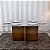 Mesa de Jantar Moscou 160x80 Vidro Off/Base Cinamomo + 6 Cad. Londres Madeira Minas Plac - Imagem 15