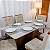 Mesa de Jantar Moscou 160x80 Vidro Off/Base Cinamomo + 6 Cad. Londres Madeira Minas Plac - Imagem 9
