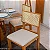 Mesa de Jantar Dubai 160x80 Tampo Londres Cinamomo Cel Móveis + 6 Cad. Santorini Linho Bege Madeira - Minas Plac - Imagem 4