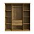 Roupeiro Genebra 1.79m 100% MDF 04 Portas sendo 02 Portas Reflecta - Doripel - Imagem 3