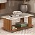 Mesa de Centro Mila com Rodinhas  – Cinamomo/Off - Imagem 3