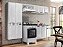 Cozinha Completa Rose 4 peças Aço 2.45m  – Branco - Imagem 2