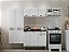 Cozinha Completa Rose 4 peças Aço 2.45m  – Branco - Imagem 1