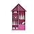 Roupeiro Infantil Casinha 2P2G Pink Ploc.Branco Acetinado - Gelius - Imagem 2