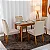 Mesa de Jantar Londrina 120x80 Cinamomo Rufato + 4 Cad. Isabela  Madeira - Art Assento - Imagem 2
