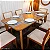 Mesa de Jantar Londrina 180x90 Cinamomo Rufato + 6 Cad. Dubai Linho Bege Madeira - Art Assento - Imagem 3