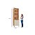 Cristaleira Selene 100% MDF  Jequitiba Off White Fosco - Linea Brasil - Imagem 3