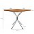 Mesa Creta 0,90 com 4 Cadeiras Malta CMC1078(M088/F090/4C140) Cromado/Canela – KAPPESBERG - Imagem 2