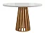 Mesa Berlim Redonda 100x100 Vidro  + 4 Cadeiras Oiti Madeira Maciça – Cel/Cimol - Imagem 2