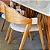 Mesa de Jantar 200x100 Tampo MDF/Vidro com 06 Cadeiras Mirella - Imagem 3