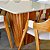 Mesa de Jantar 200x100 Tampo MDF/Vidro com 06 Cadeiras Mirella - Imagem 2