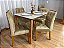 Mesa de Jantar Veneza 1.20×0.80 Vidro c/4 Cadeiras Londres - Imagem 6