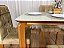 Mesa de Jantar Veneza 1.20×0.80 Vidro c/4 Cadeiras Londres - Imagem 7