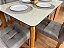 Mesa de Jantar Veneza 1.20×0.80 Vidro c/4 Cadeiras Londres - Imagem 3