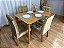 Mesa de Jantar Veneza 1.20×0.80 Laminado c/4 Cadeiras Londres - Imagem 1