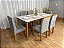 Mesa de Jantar Veneza 1.80×0.90 Vidro c/6 Cadeiras Londres - Imagem 2